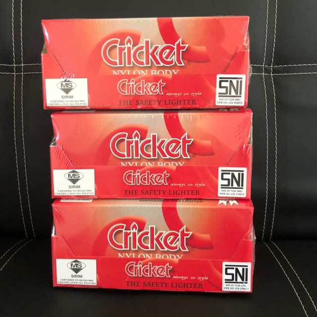 3BOX KOREK API CRICKET ORI MURAH