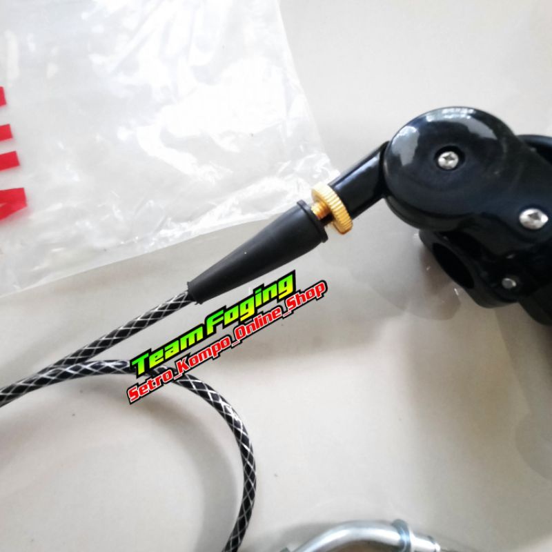 GAS SPONTAN DOMINO 2 KABEL FULL KARBON PNP RX KING-3