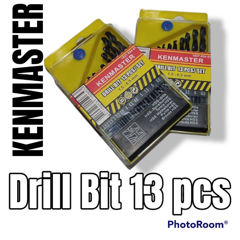 Kenmaster Drill Bit Mata Bor Besi Kayu 13 Pcs berkualitas