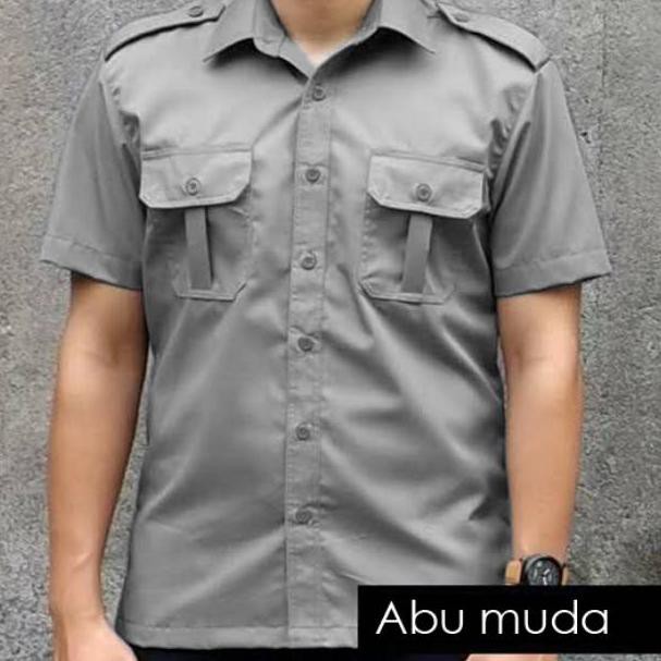 seragam pakaian atasan baju kemeja PDH PDL hitam putih coklat dinas pemda PNS safari satpam security