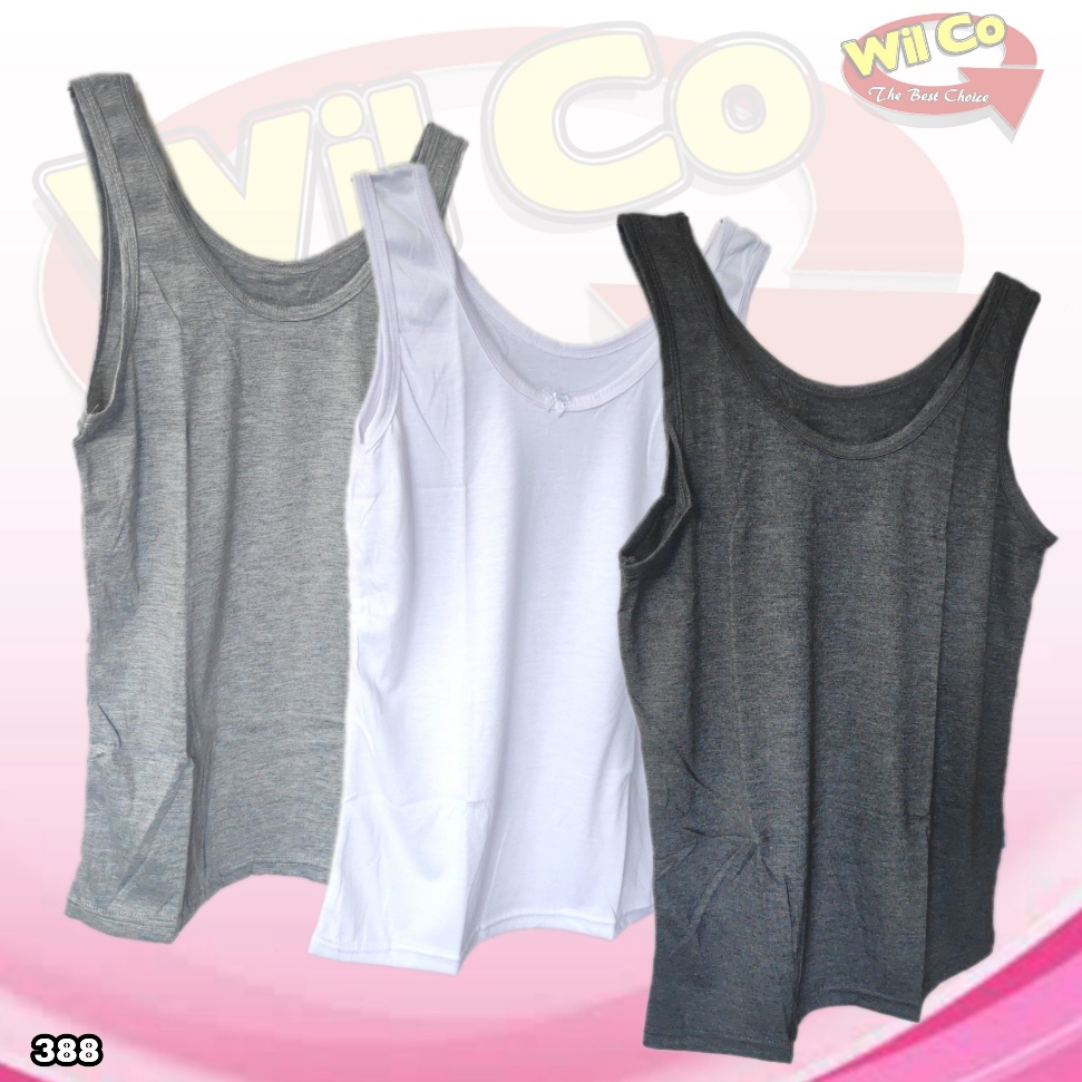 K388 - TANKTOP/KAMISOL ATASAN PAKAIAN DALAM WANITA TALI LEBAR GOLDEN NICK SIZE M - XXL