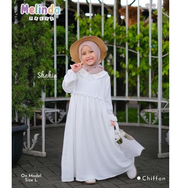 {SGU.11Ma22w} Shahia GAMIS ANAK PEREMPUAN MELINDA DRESS