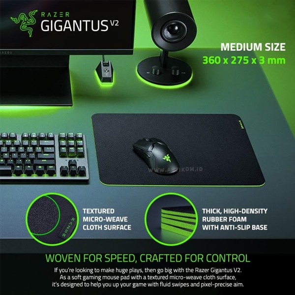 Mousepad Razer Gigantus V2 Medium | By Astikom