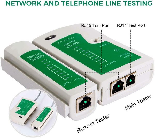 LAN Tester NSS-468A Alat Cek Kabel RJ45 / RJ11 Test Jaringan Networking