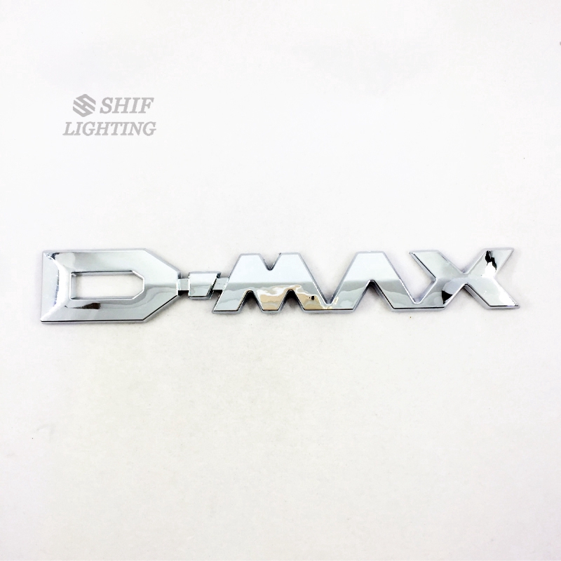 1pc Stiker Emblem Logo Dmax Bahan Abs Krom Untuk Bagasi Belakang Mobil Isuzu