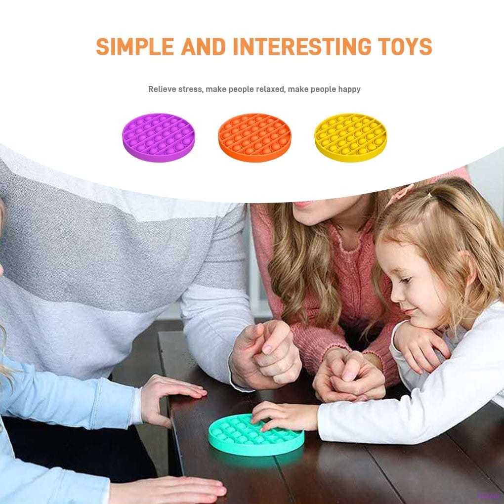 NEW- POP IT MACAROON Push buble Fidget Sensory Toy Penghilang Stress Untuk Mainan Anak