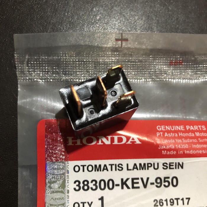 Relay 4 Kaki Titik Otomatis Lampu Sein Sen Honda Supra X Universal KEV