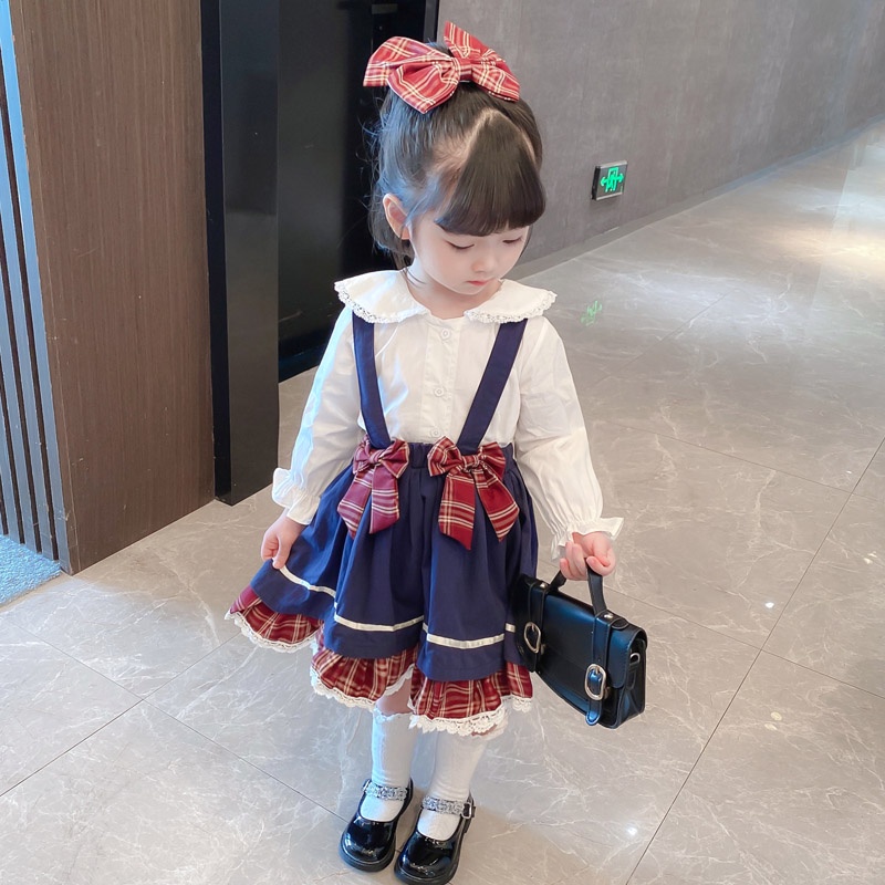 D- 834 DRess VINTAGE PITA2  / Dress katun anak cewek import / Dress baby import / Dress anak bayi lucu / Pakaina anak cewek import / Dress pita anak cewek / Dress anak 2 tahun-2