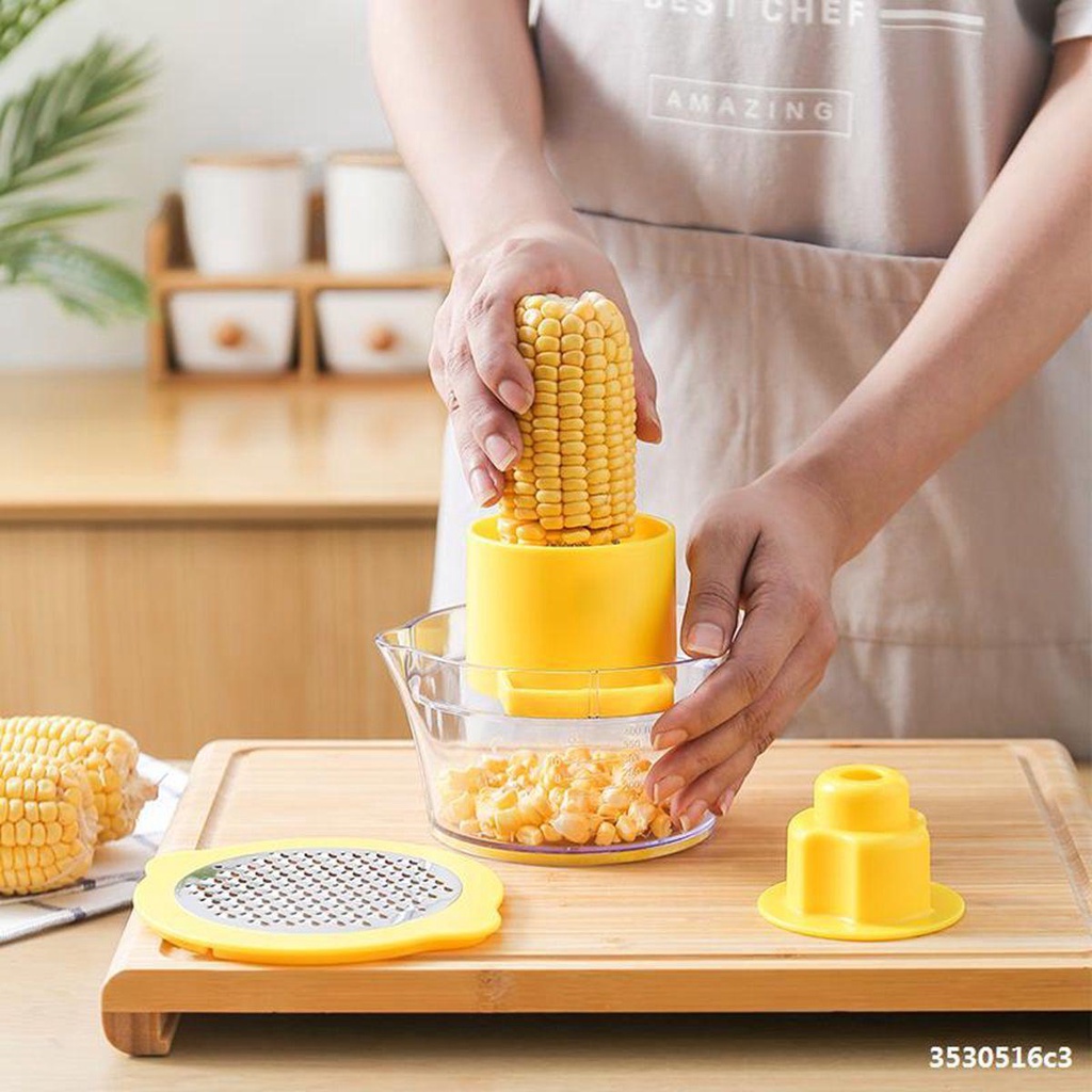 [Elegan] Pemipil Jagung Masak Rumah Remover Cutter Shaver Alat Pengupas Corns Stripper