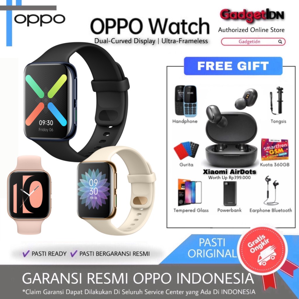 OPPO WATCH 41MM &amp; 46MM GARANSI RESMI