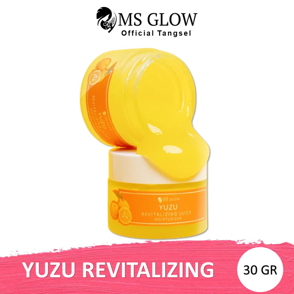 Ms Glow Yuzu Revitalizing Moisturizer Pelembab Wajah Original BPOM Halal 30gr