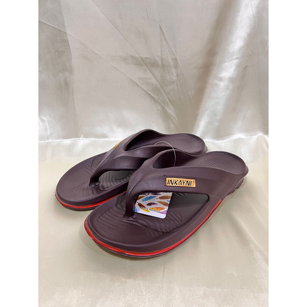 YK6038 Sandal Jepit Pria / Sandal Jepit Karet Pria Dewasa Remaja Merek Inkayni Ukuran 39-44