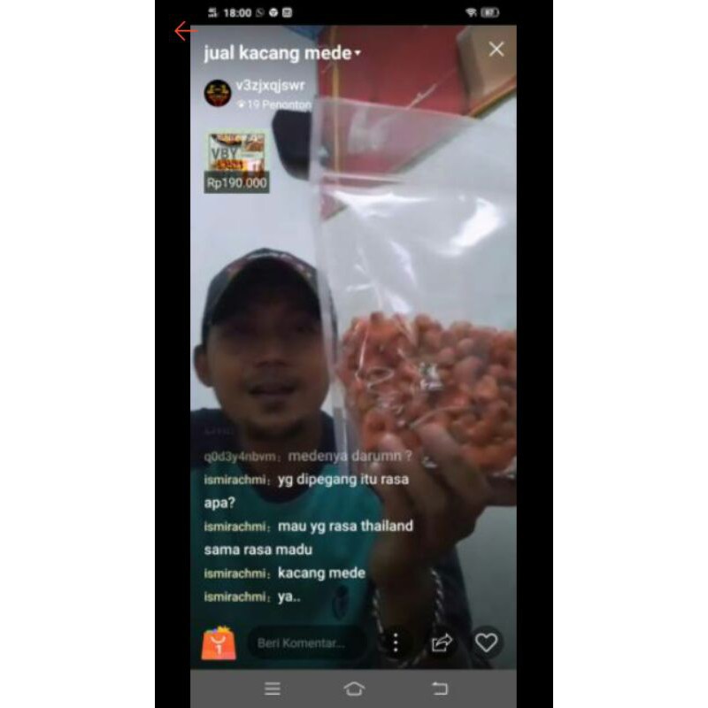 

kacang mede 500 gram, siap santap