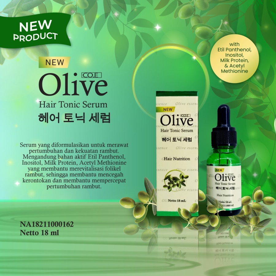 NEW COE OLIVE HAIR TONIC SERUM BY SYB