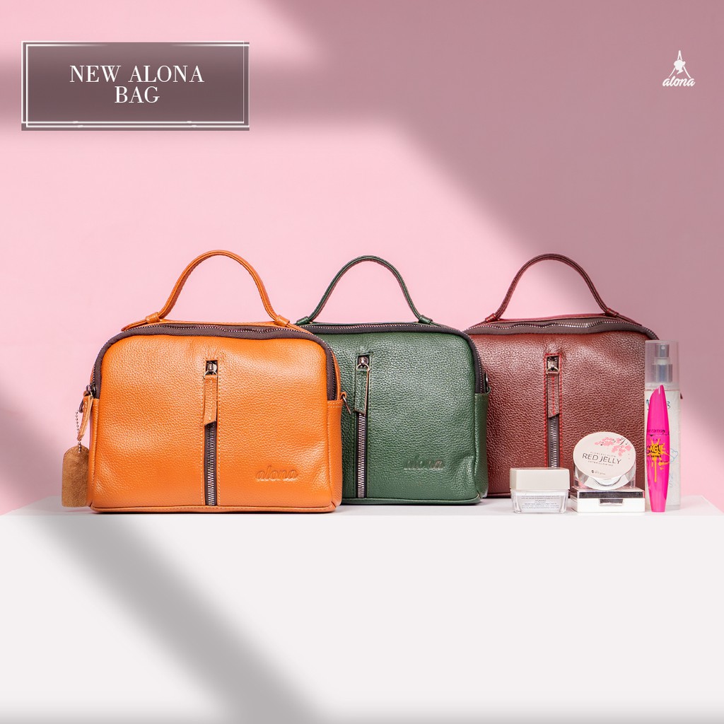 Tas Kulit Wanita Tas Selempang Fashion Cewek Dewasa Branded Original Kulit Awet Asli Murah RV42