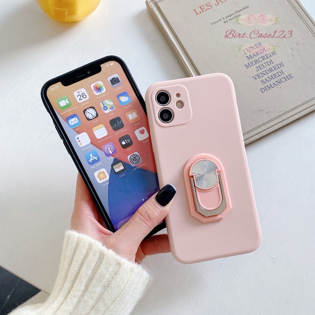 CASE SOFTCASE SILIKON MACARON PELINDUNG KAMERA RINGSTAND OPPO VIVO SAMSUNG XIAOMI REALME IPHONE INFINIX ALL TYPE BC6146