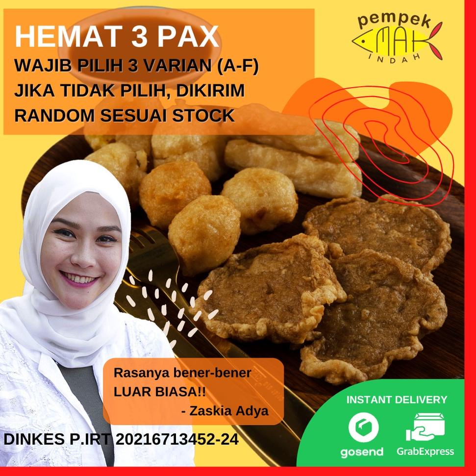 

Modis.. PEMPEK EMAK INDAH - PEMPEK MPENAK PALEMBANG ASLI IKAN TENGGIRI - Paket Hemat 3 Pax WAJIB PILIH VARIAN 95