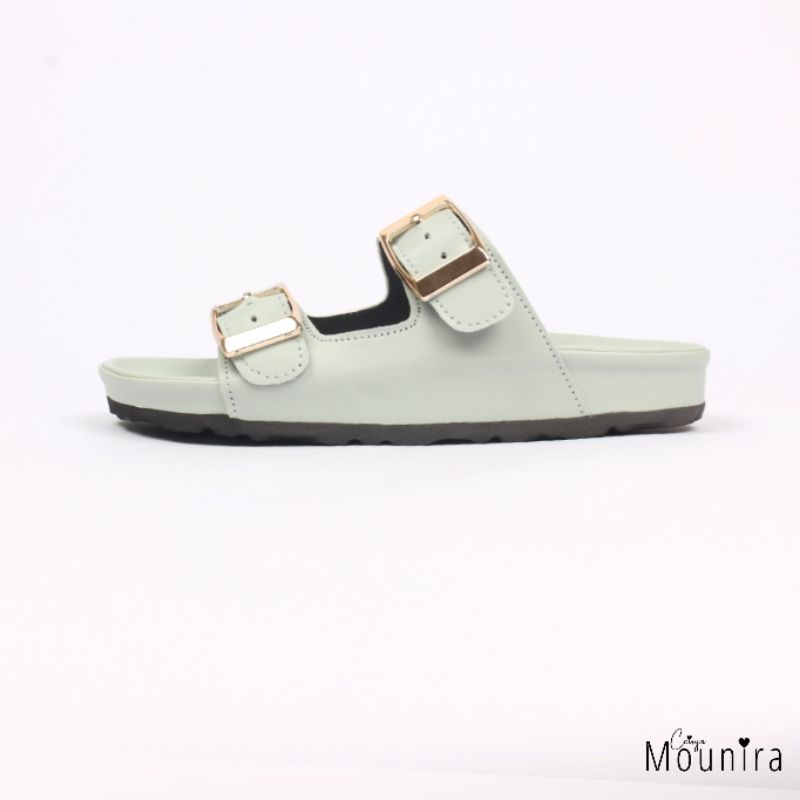 LOUVA Sandals By Ceisya Mounira-Green Mint