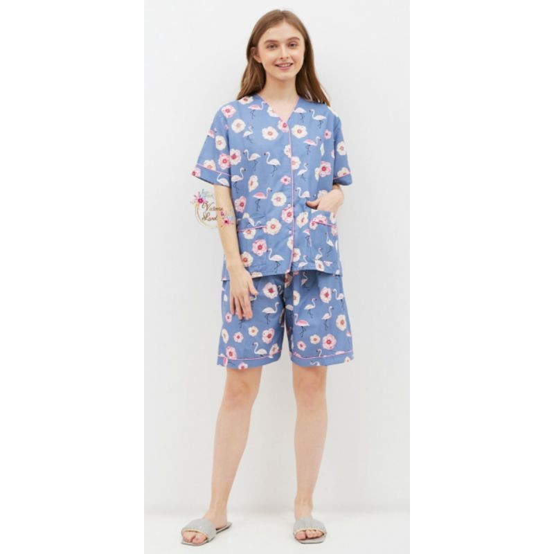 Setelan Swan Special Edition Setelan Katun Piyama Katun Baju Tidur Katun Jepang Pajamas Adem / Piyam