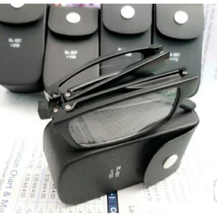 KACAMATA BACA PLUS LIPAT Free box kacamata