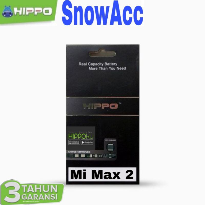 Hippo Baterai Redmi Mi Max 2 5300mah BM50 Garansi Resmi Hippo original