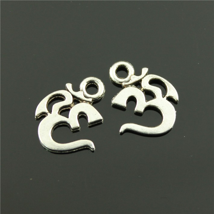 Charms Liontin Om Silver 15 X 12Mm