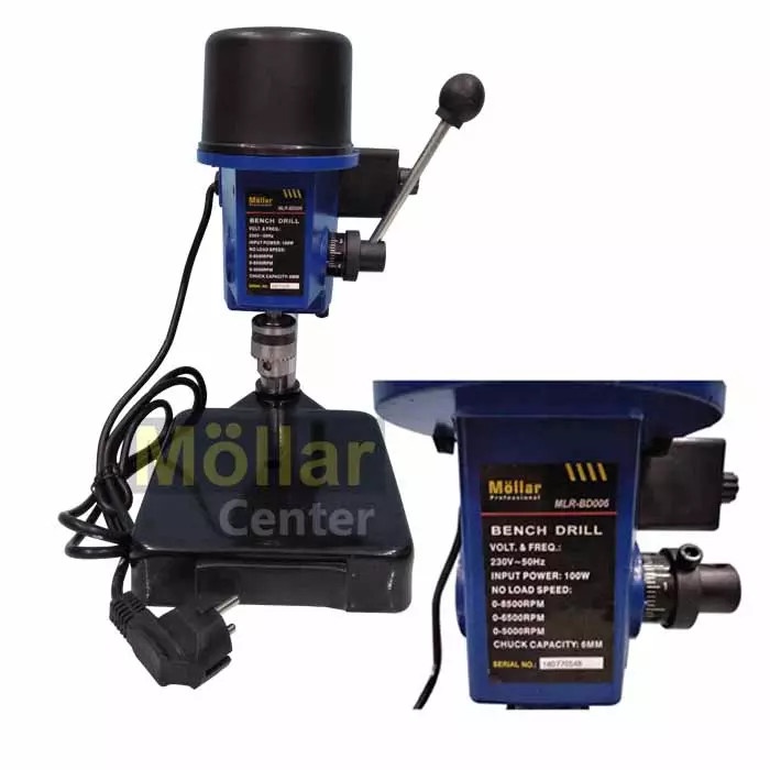 Mesin Bor duduk Mini Mollar