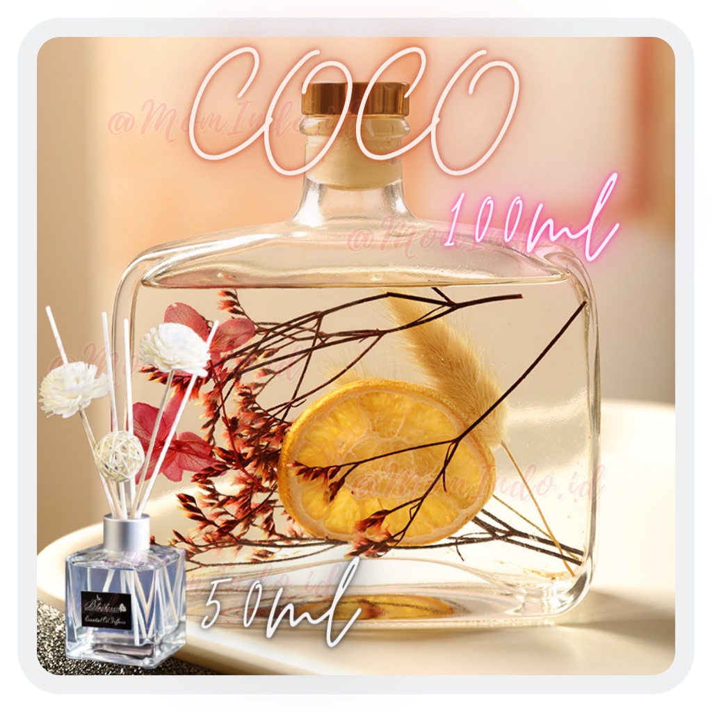 Reed Diffuser Difuser Aromaterapi Aromatherapy Aroma Terapi Pewangi Ruangan-Coco