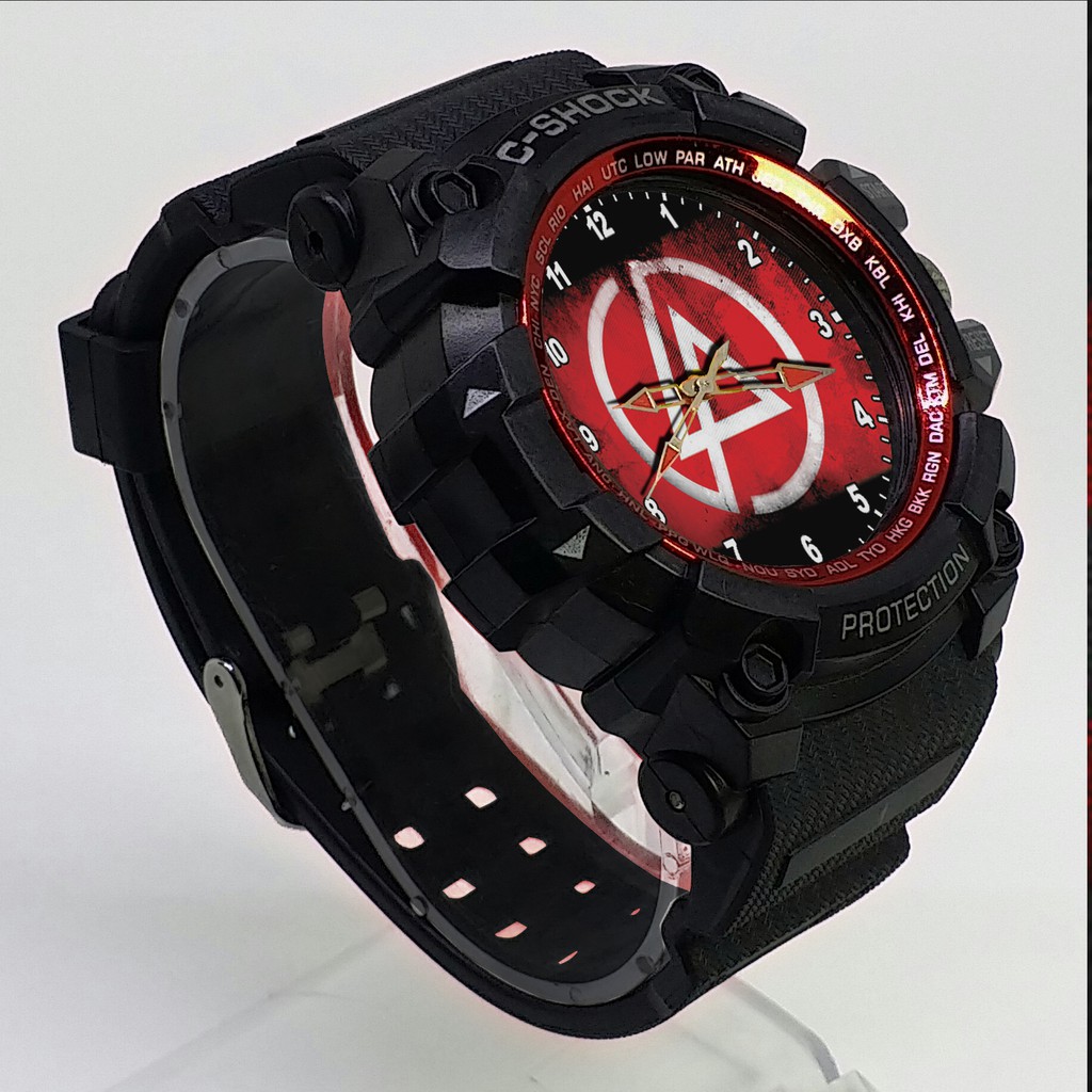 (ISTIMEWA BOSSQUE) JAM TANGAN LINKIN PARK LIST MERAH - EXCLUSIVE 2