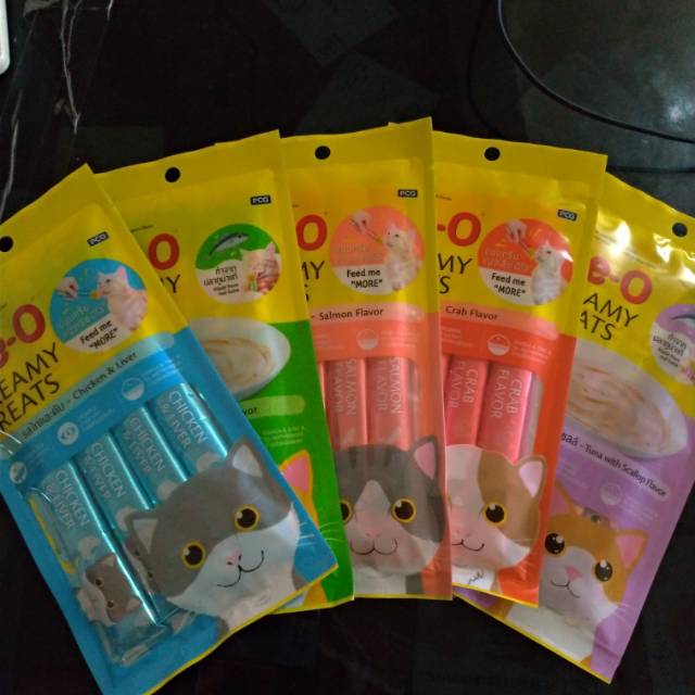 Me-O MEO CREAMY TREATS PER BUNGKUS KECIL 15g / SNACK KUCING / CEMILAN KUCING BERVITAMIN