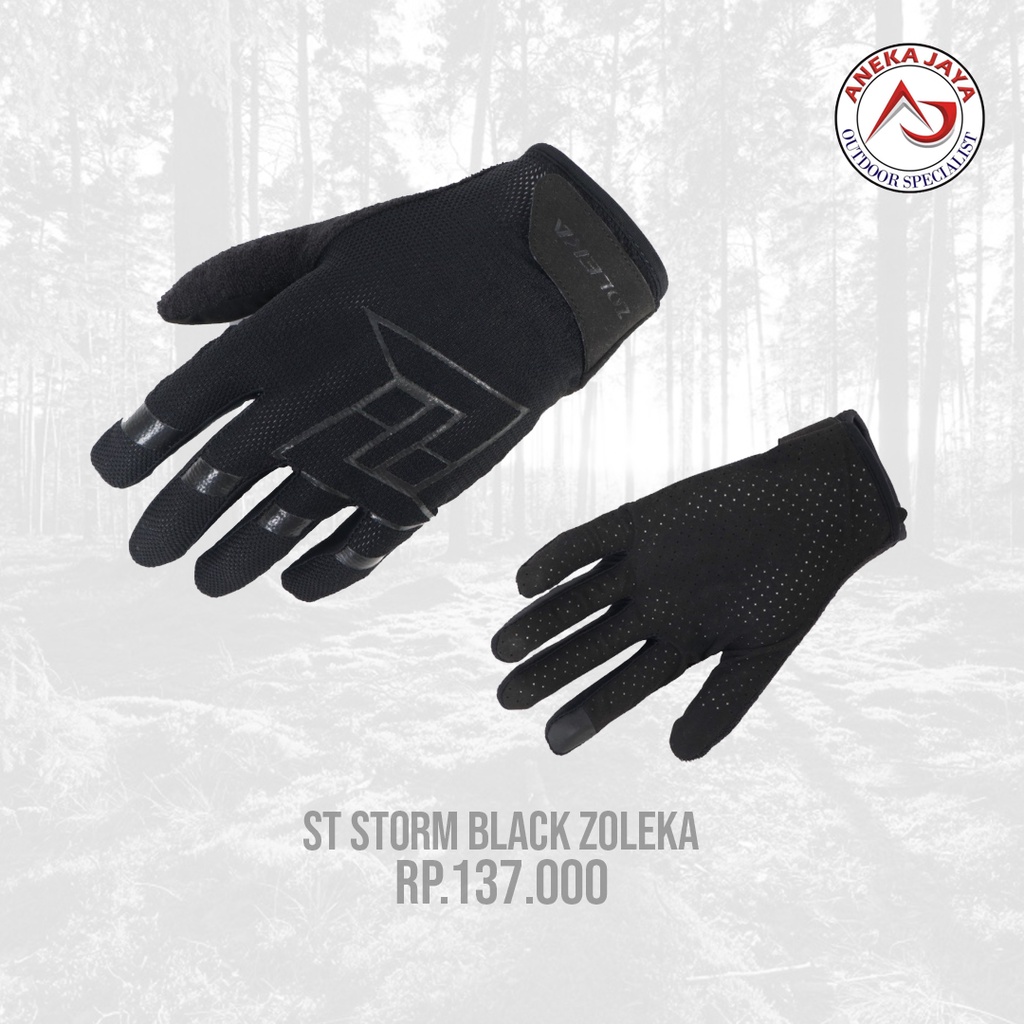 Sarung Tangan FULL ZOLEKA STORM BLACK