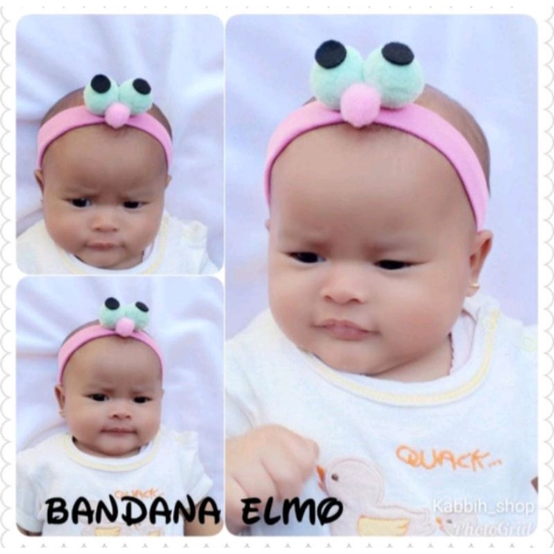 Bando bayi anak bando elmo bando balita bandana elmo turban anak bando murah pita jilbab ciput anak aksesoris lucu imut cantik