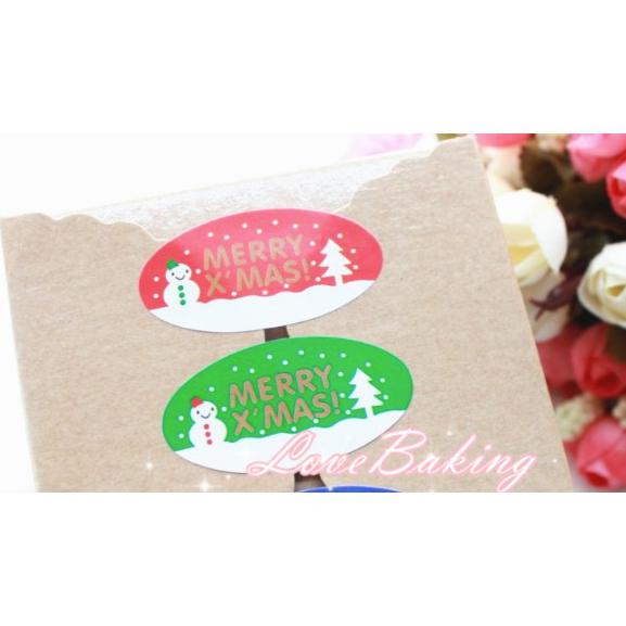 

sticker stiker tempelan packing dus design hias dekorasi box natal