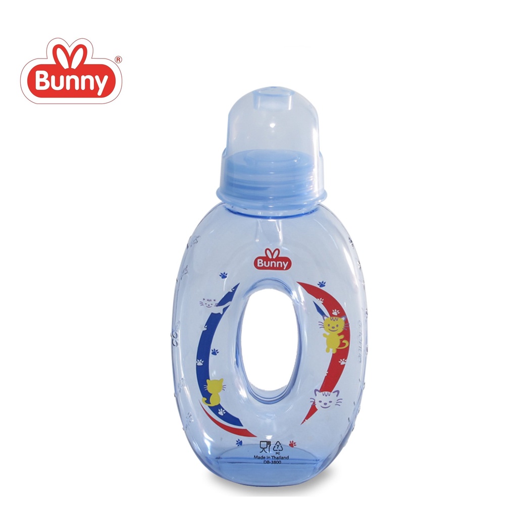 BOTOL SUSU BAYI LUSTY BUNNY BENTUK DONAT 120ml Kecil BOTOL SUSU BAYI DONAT