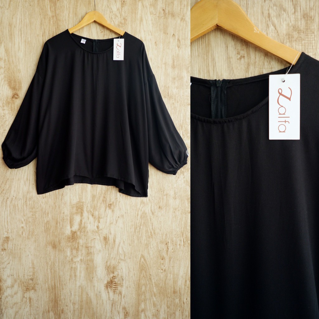 AYUNA oversize blouse by ZALFA OUTFIT