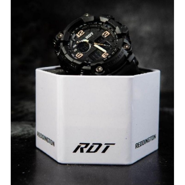 Jam Tangan R6020 Analog Digital Rubber Dualtime Jam Tangan Original Pria