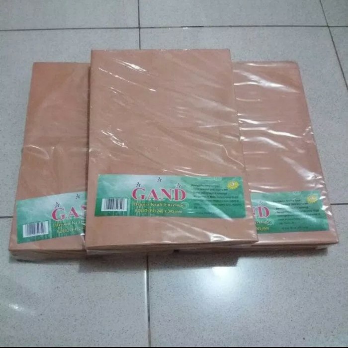 

amplop coklat f4/folio isi 100 lembar