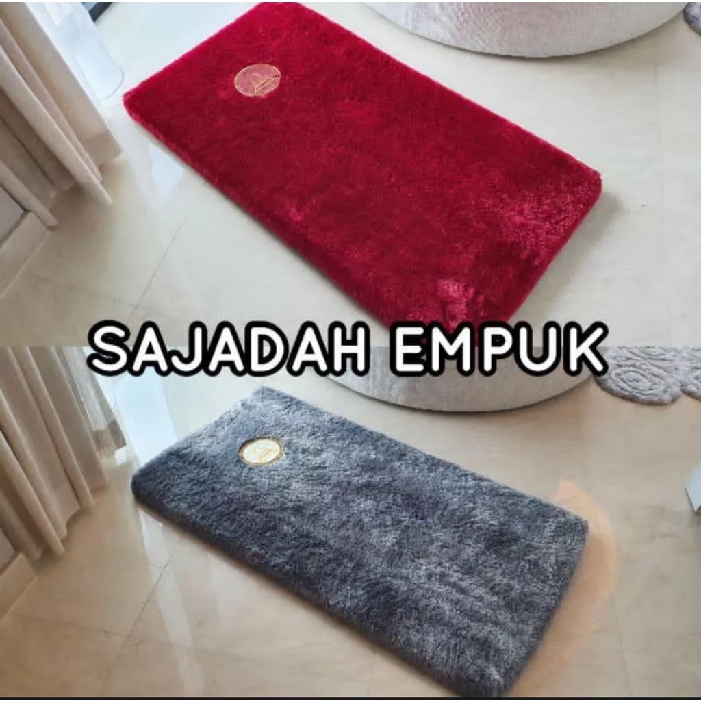 SAJADAH BULU RASFUR EMPUK TEBAL NYAMAN MURAH UKURAN 120X65X3CM / SAJADAH MURAH 3CM RaffasyaFZ shop