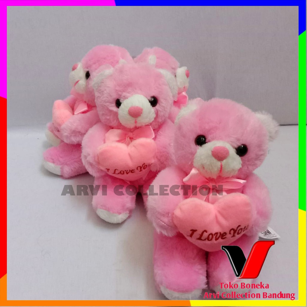 Boneka Beruang Teddy Bear Ukuran Tinggi 20cm dari Toko Boneka arvi collection