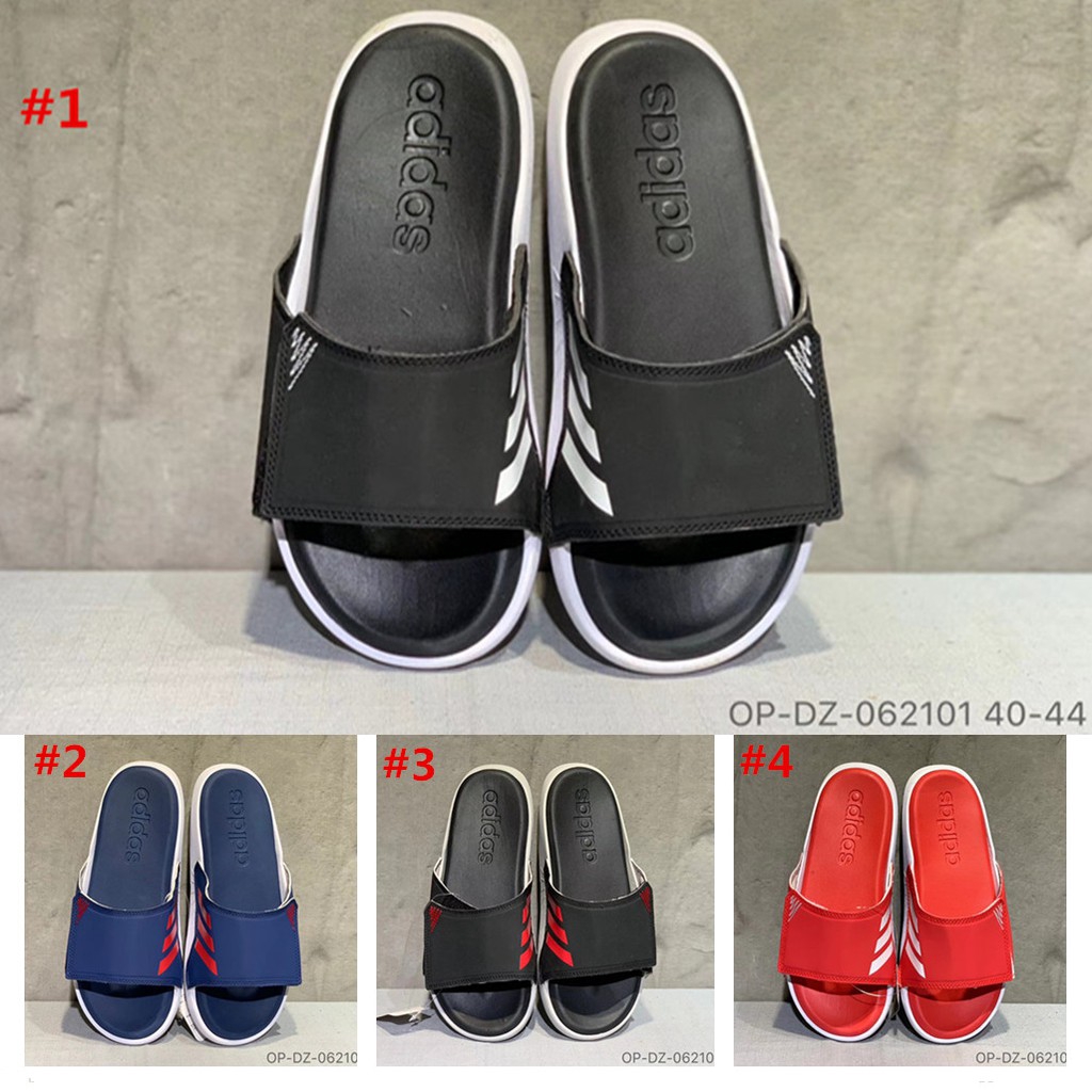  Sandal  Selop Desain Adidas  questar Warna  Hitam Biru 