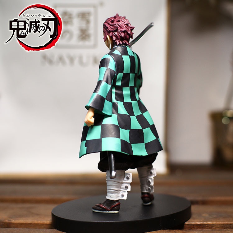 Anime Demon Slayer Figure Kimetsu No Yaiba model Giyuu Zenitsu Rengoku Nezuko Tanjirou Figurine Mainan Dekorasi