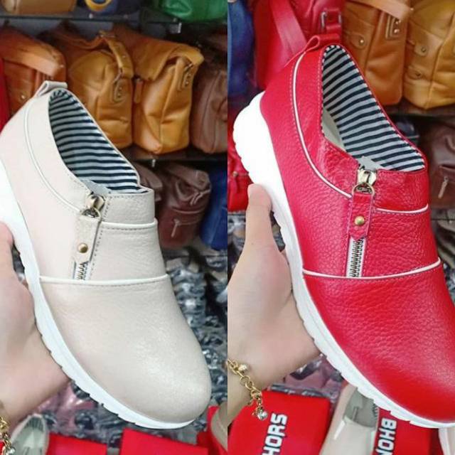 Sepatu kulit asli garut