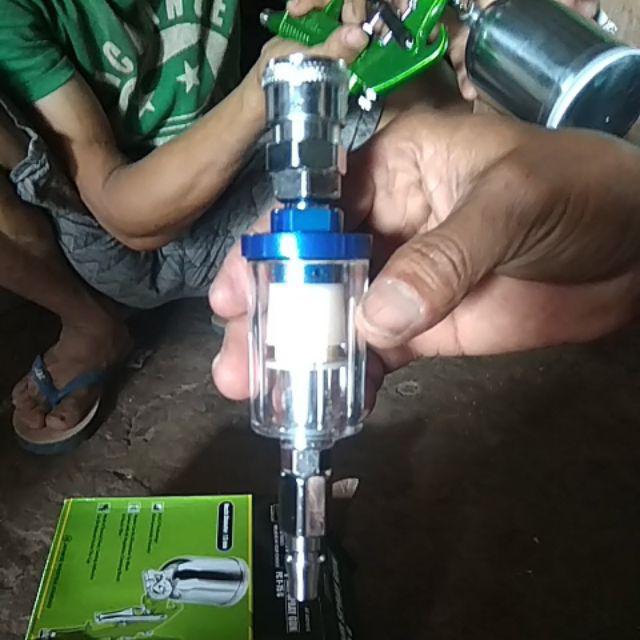 Mini Air Filter Spray Gun Komplit Coupler