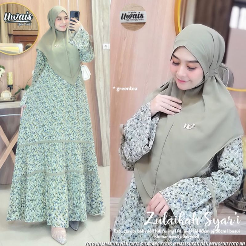Aisyah & Zulaikha Syar'i Gamis Wanita by Uwais