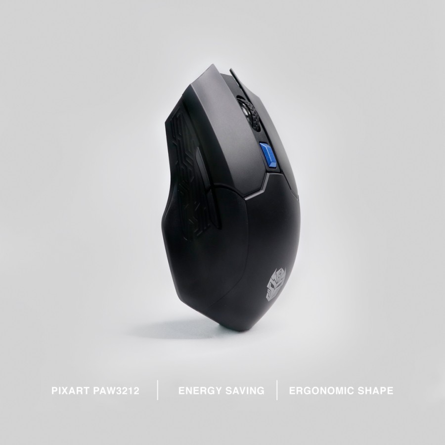 Mouse gaming Rexus wireless usb 2.4ghz 6d 2400dpi 30ips 10g 4000fps paw3212 Xierra Aviator rxm s5 s-5