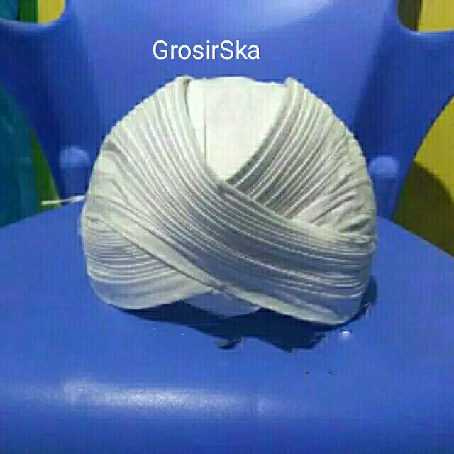 Blangkon jogja lipat putih polos sliwir halus