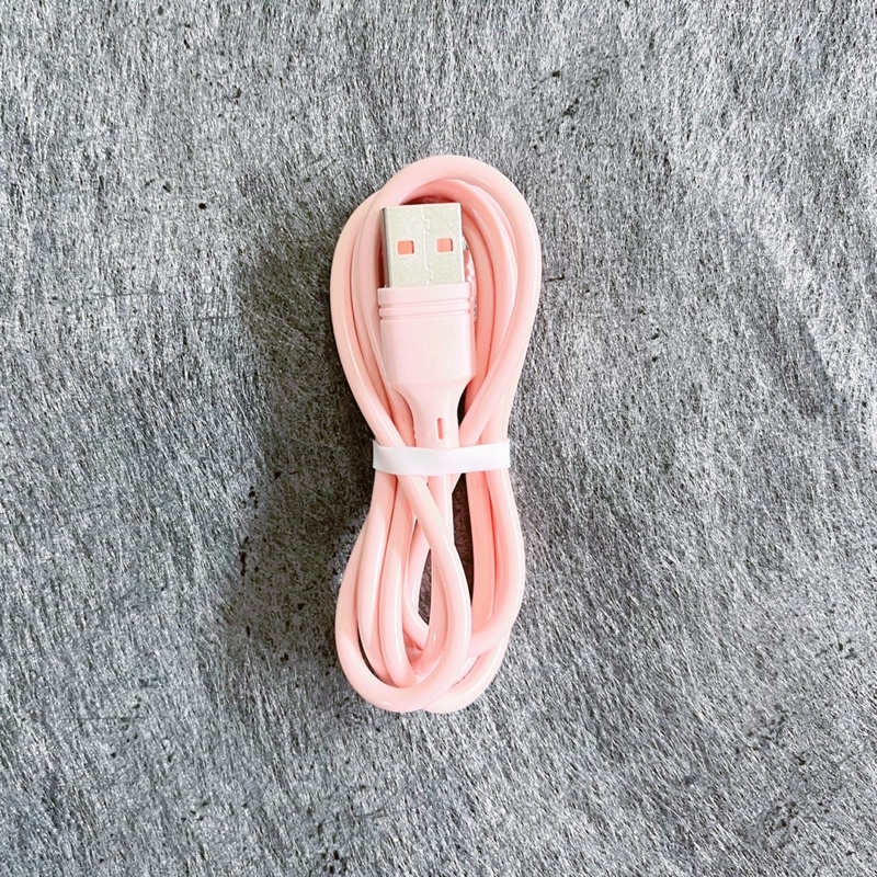 【1151】（Beli 50pcs Gratis Toples）KABEL MACARON KABEL MURAH 5 WARNA MICRO USB UNTUK GROSIR TOPLES