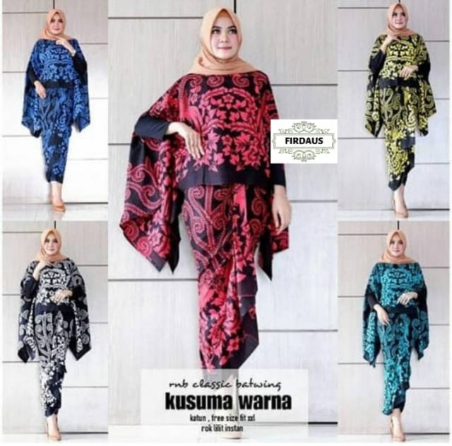 Set batwing batik