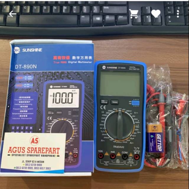 MULTITESTER DIGITAL SUNSHINE  DT-890N