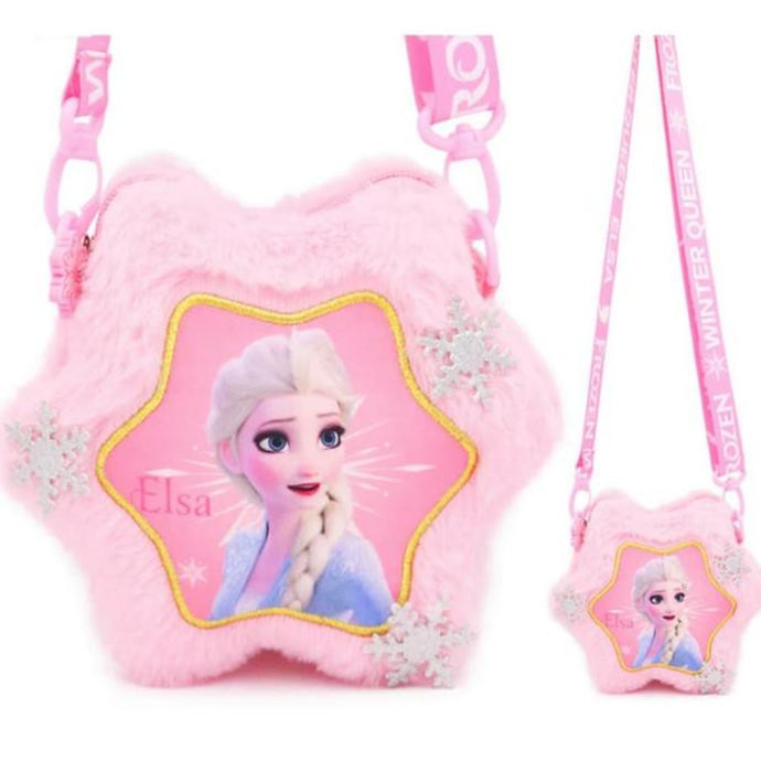 Tas selempang anak Frozen Sling bag Elsa tas jalan anak Paud TK SD
